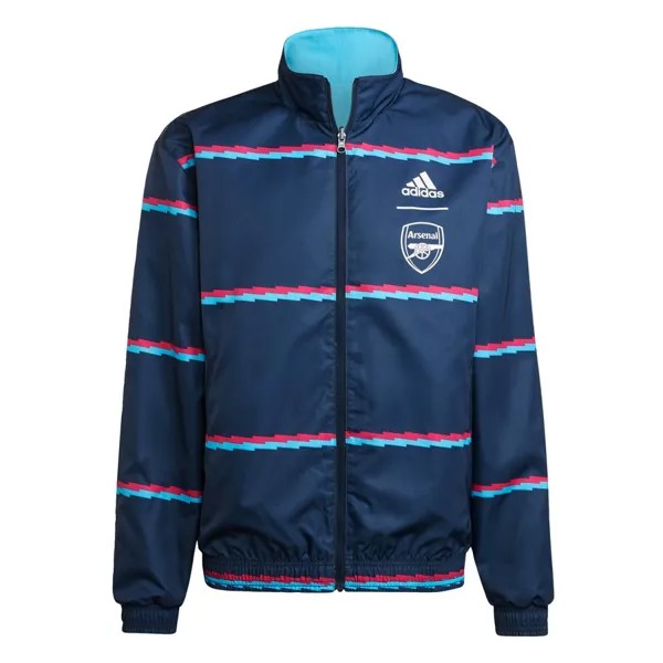 Спортивная куртка Adidas FC ARSENAL ANTHEM, темно-синий/светло-голубой