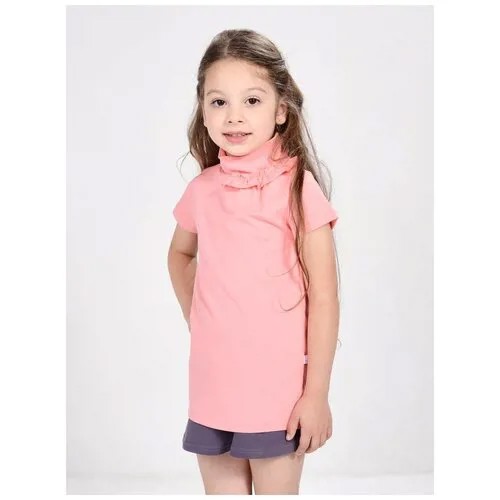 Туника для девочек Mini Maxi, модель 0668, цвет розовый, размер 116