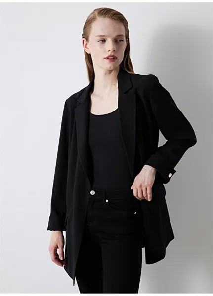 Повседневная черная женская куртка İpekyol
