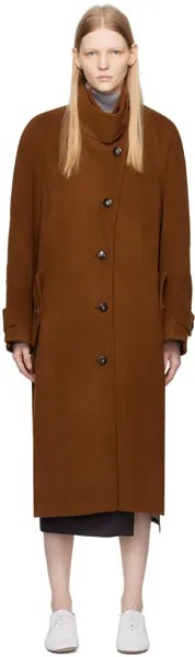Светло-коричневое офицерское пальто LOW CLASSIC