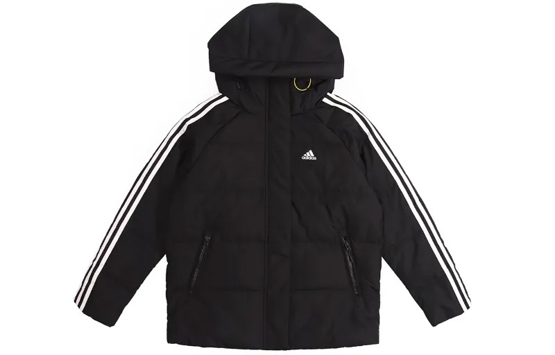 Пуховик женский черный Adidas, черный