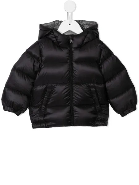 Moncler Enfant пуховик на молнии с капюшоном