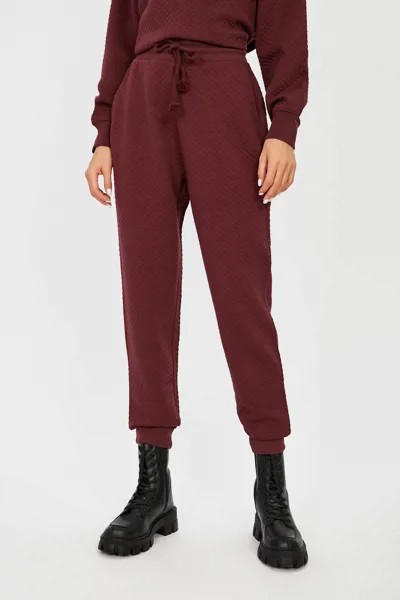 Спортивные брюки женские Baon B291507 бордовые XL