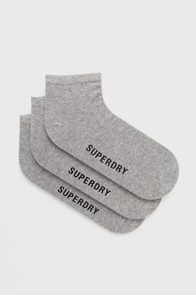 Носки (3 шт.) Superdry, серый