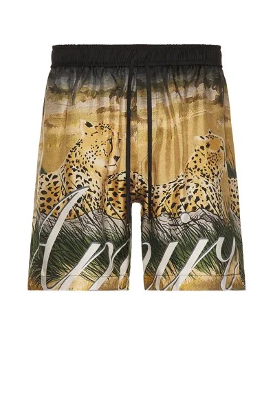 Шорты Amiri Leopard, цвет Multi