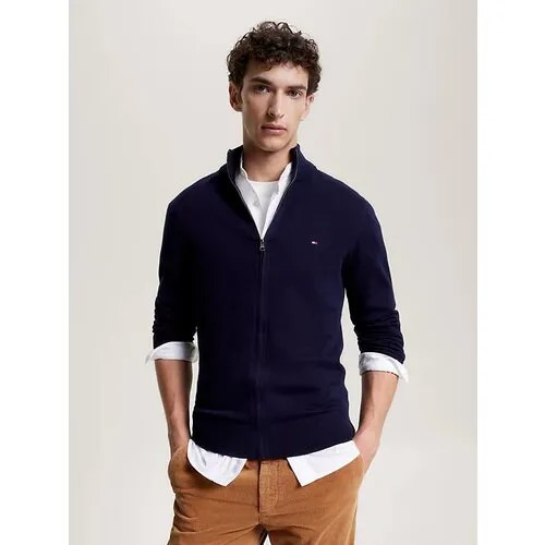 Кардиган TOMMY HILFIGER, размер L, синий