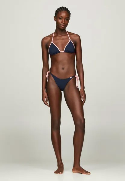 Верх бикини Halterneck Tommy Hilfiger, тёмно-синий