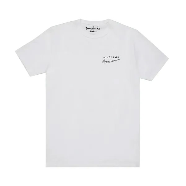 Футболка Nike Craft x Tom Sachs Studio Tee 'White', белый