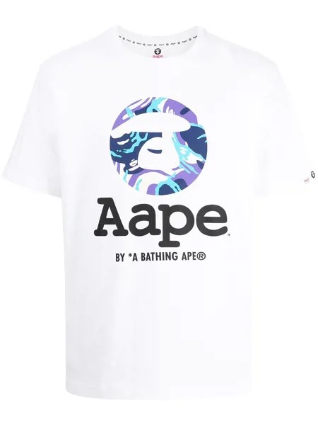 AAPE BY *A BATHING APE® футболка с логотипом