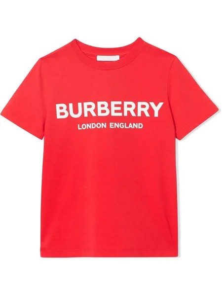 Burberry Kids футболка с логотипом