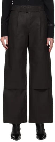 Серые брюки со вставками LOW CLASSIC