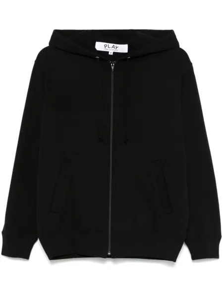 Comme Des Garçons Play худи с нашивкой, черный