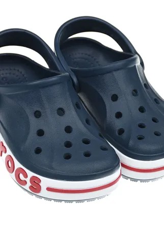 Темно-синие сланцы с логотипом Crocs