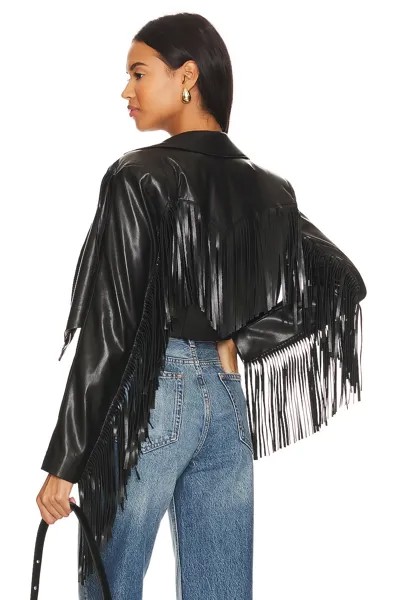 Куртка House of Harlow 1960 x REVOLVE Yanni Cropped, черный