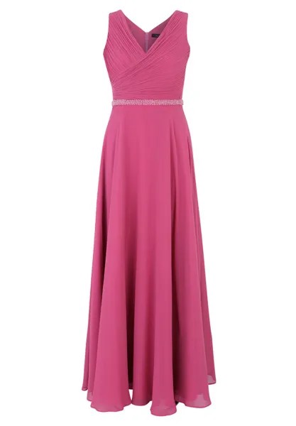 Вечернее платье со складками Vera Mont, розовый