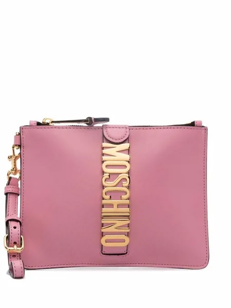 Moschino клатч с логотипом