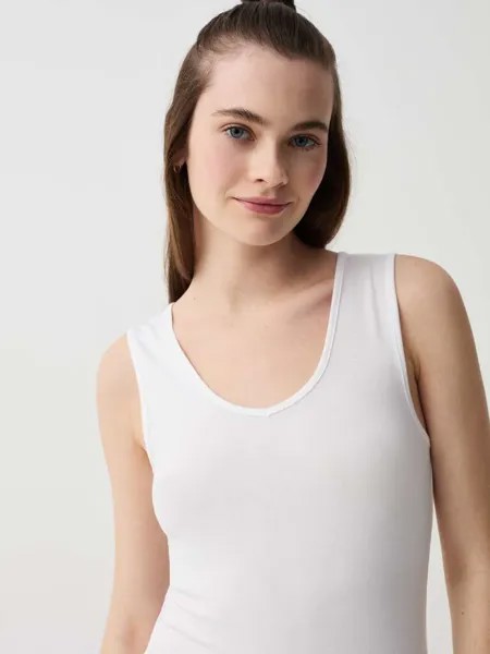 Жилет на широких бретелях Ovs, цвет optical white