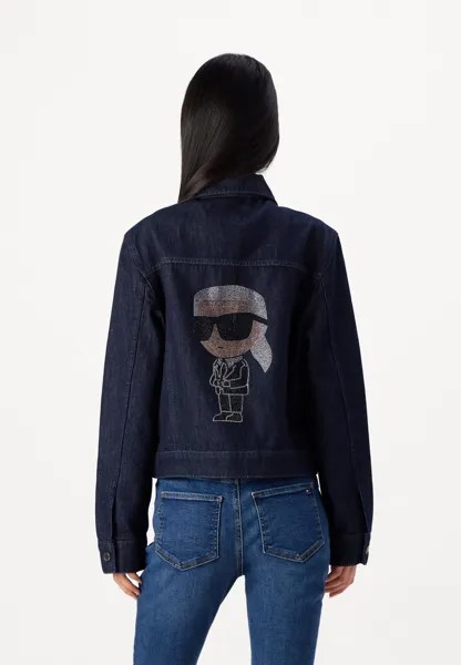 Джинсовая куртка IKONIK KARL LAGERFELD, синий