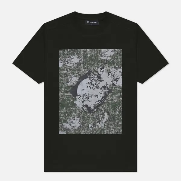 Мужская футболка MA.Strum Decay Print оливковый, Размер M