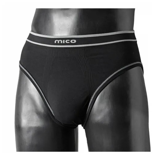 Трусы Mico Light Skintech Seamless Underwear мужские, III, Черный