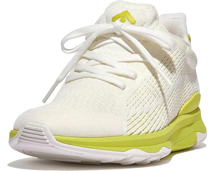 Кроссовки FitFlop Vitamin FFX Knit Sports Sneakers, цвет Urban White/Lime Juice
