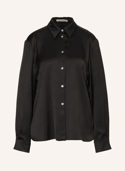 Блузка-рубашка sanah из атласа Drykorn, черный