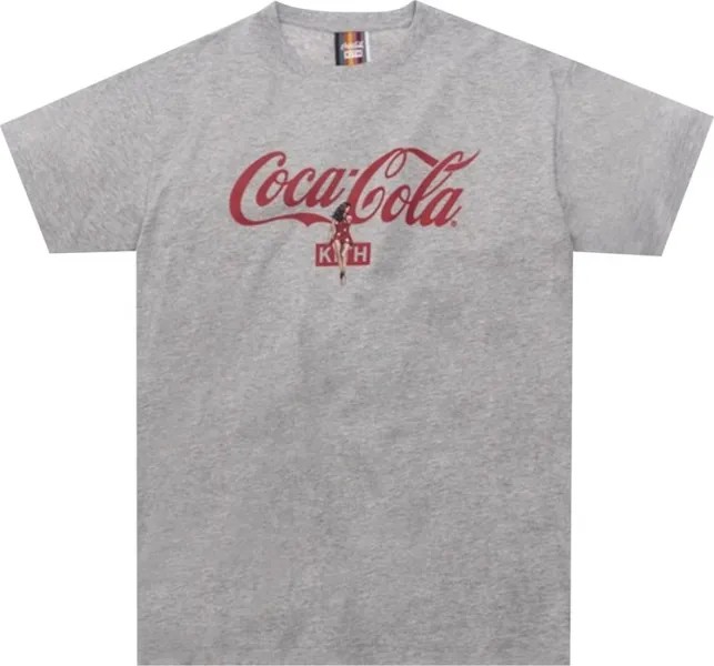 Футболка Kith x Coca-Cola Hula T-Shirt 'Grey', серый