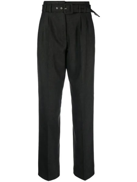 A.P.C. брюки из смесовой шерсти, зеленый