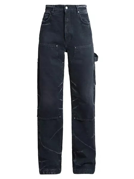 Жаккардовые джинсы Carpenter Amiri, черный