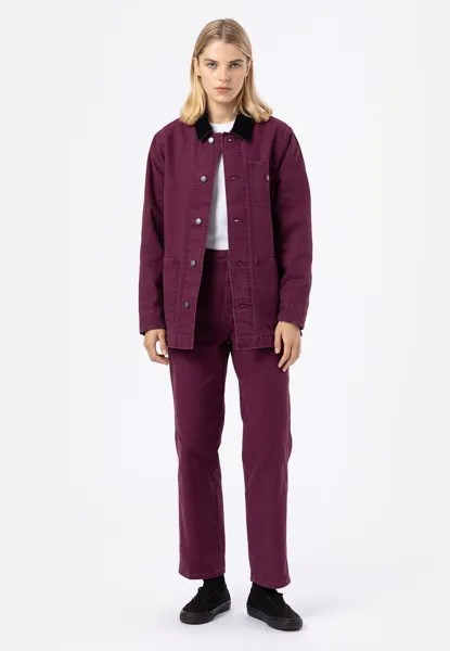 Куртка Dickies УТКА, цвет grape wine stone washed