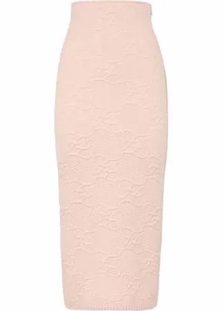 Fendi юбка-карандаш с завышенной талией