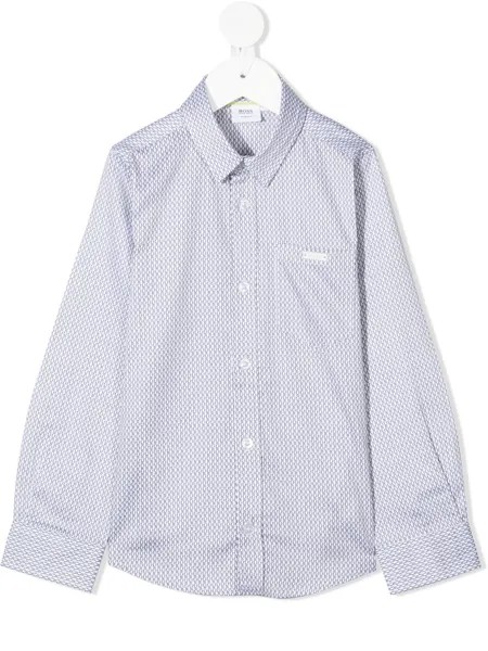 BOSS Kidswear рубашка с узором