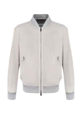 Кожаный бомбер Ermenegildo Zegna