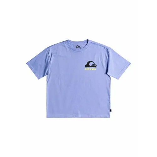 Футболка Quiksilver, размер M/12, синий, фиолетовый