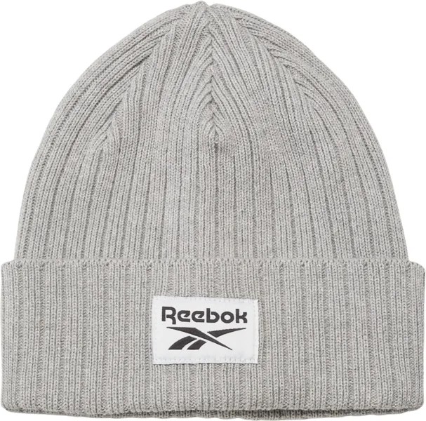 Шапка бини унисекс Reebok TE BEANIE, серый