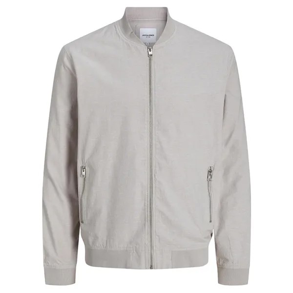 Куртка Jack & Jones Summer Linen Bomber, бежевый