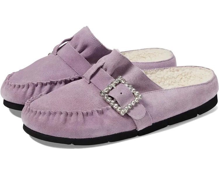 Сабо Free People Shearling After Riding Mule, цвет Lavender Suede