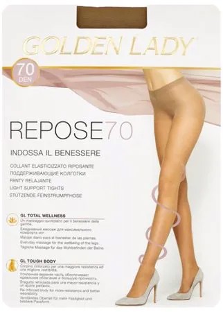 Колготки Golden Lady Repose 70 den, размер 3-M, melon (бежевый)