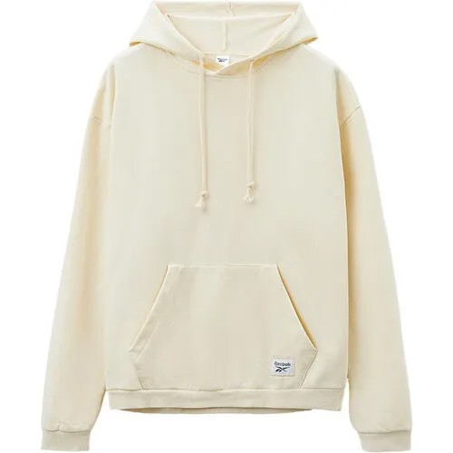 Худи Reebok Reebok Natural Dye Back Vector Fleece Hoodie, размер M, бежевый