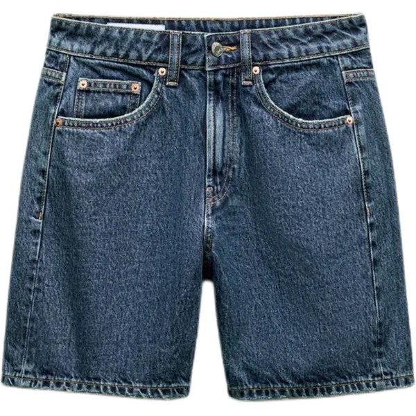 Джинсовые шорты женские синие Zara