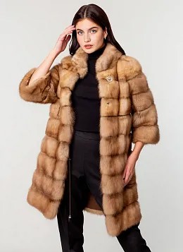 Шуба из куницы Барбара 01, КАЛЯЕВ
