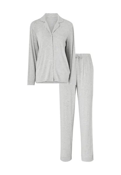 Пижамный комплект MADELYN SET Ellos Collection, цвет Mottled Grey