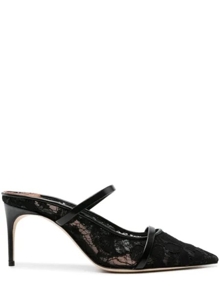 Кружевные мюли Maureen высотой 70 мм Malone Souliers, черный