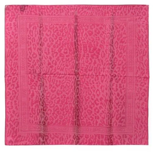 Розовый платок леопардовый Roberto Cavalli 15782