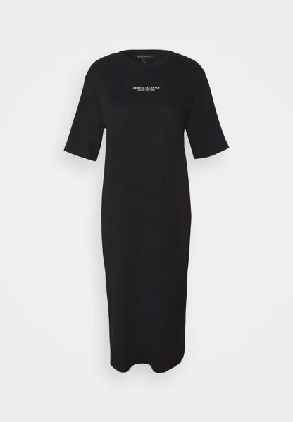 Платье из джерси Armani Exchange, черный