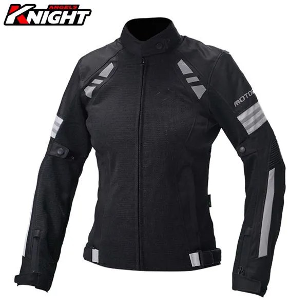 Женская мотоциклетная куртка, летняя дышащая мотоциклетная гоночная куртка со съемной подкладкой, сертифицированная CE защитная одежда для верховой езды