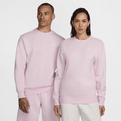 Футболка Nike Sportswear Club Fleece, цвет Pink Foam/White