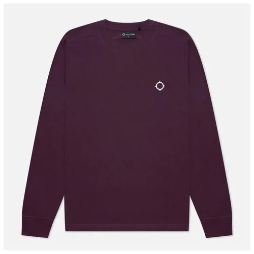 Мужской лонгслив MA.Strum Icon Embroidered ID фиолетовый , Размер XL