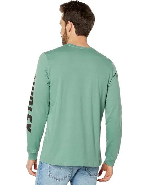 Футболка с длинным рукавом Hurley Explore Fastlane Long Sleeve Tee, цвет Cilantro