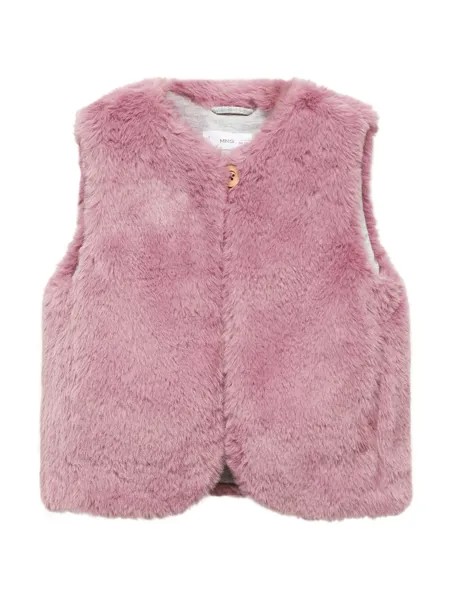 Жилет MANGO KIDS MORA, эозин/темно-розовый/светло-розовый